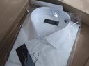 雅戈爾（YOUNGOR）長(cháng)袖襯衫男純色DP免燙襯衫棉質(zhì)面料抗皺易打理新品 VLDP12134BJA白色 41 曬單實(shí)拍圖