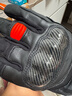 Alpinestars SMX-Z a星摩托車(chē)手套四季防水羊皮拼接短款機車(chē)騎行手套 黑紅熒光1030 L 曬單實(shí)拍圖