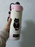 【爆】304浮球保溫杯大容量吊帶咖啡杯卡通創(chuàng  )意學(xué)生水杯便攜杯子 小白狗-500ML 曬單實(shí)拍圖