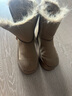 啄木鳥(niǎo)東北加絨加厚棉靴子新款保暖皮毛一體短筒厚底雪地靴女側拉鏈 深棕色-零下20度可穿 39 曬單實(shí)拍圖