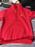 匹克童裝兒童加絨衛衣2025新款男童紅色國潮上衣秋冬青少年保暖過(guò)年服 曬單實(shí)拍圖