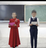 女童高端拜年服紅色晚禮服新中式公主裙女孩主持人新年戰袍演出服 紅色【加絨秋冬】 【注：后背拉鏈】 150 曬單實(shí)拍圖