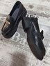 SUSTYLE奢侈高端品牌高檔樂(lè )福鞋女2025新款秋冬季真皮軟底百搭休閑小皮鞋 黑色單里 單鞋 39 曬單實(shí)拍圖