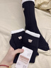 颯望日本襪子女純棉防防臭秋冬季加厚款士中長(cháng)筒襪可愛(ài)抗皺不起球 【加厚純棉|】白色+米色+卡其+淺咖 均碼 曬單實(shí)拍圖