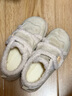 啄木鳥(niǎo)加絨棉鞋女2025年冬季新款防滑雪地靴皮毛一體毛毛鞋百搭勃肯鞋子 米白色 39 (245mm) 曬單實(shí)拍圖