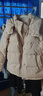 雅鹿短款羽絨服2025新款冬季純色百搭可拆卸帽面包服小個(gè)子冬裝外套 曬單實(shí)拍圖