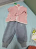 嘟嘟家【抗靜電】?jì)和澴涌ㄍǘb寶寶長(cháng)褲冬款男童衣服女童休閑褲童裝 灰色 90 曬單實(shí)拍圖