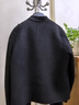 BUOUBUOU100%羊毛2026春季新品新品喜婆婆新中式雙面呢大衣外套女FLGC803 黑色B88 L 曬單實(shí)拍圖
