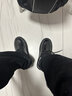 皓梵潔皮鞋男款黑色正裝皮鞋男黑皮鞋站崗不累腳廚房防滑鞋廚師鞋工作鞋 休閑皮鞋-黑色 41 曬單實(shí)拍圖