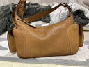 裘真【明星同款】植鞣胎牛皮逍遙吐司包休閑斜挎單肩通勤包女 大象灰（胎牛皮）預售15天 曬單實(shí)拍圖
