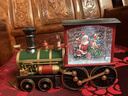 五月家圣誕節禮物音樂(lè )盒火車(chē)頭八音盒裝飾擺件玩具送兒童生日禮物水晶球 曬單實(shí)拍圖