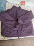 蕉下（beneunder）外套女萬(wàn)粒絨雙面搖粒絨防風(fēng)戶(hù)外秋冬新品軟殼抓絨紫-紫L 曬單實(shí)拍圖