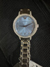 EMPORIO ARMANI官方正品手表女士白月光系列太陽(yáng)紋表盤(pán)石英表送送新年禮物 冰藍AR11585 曬單實(shí)拍圖