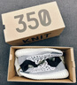 阿迪達斯YEEZY350條紋斑馬椰子男女休閑鞋IG9608 38.5 曬單實(shí)拍圖