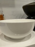 斯凱綈（Sky Top）面碗陶瓷米飯碗骨瓷湯碗純白家用酒店餐具6英寸奧碗4件套裝 曬單實(shí)拍圖