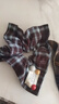 法式格紋方巾發(fā)圈秋冬方形大腸發(fā)圈女高彈力不傷發(fā)耐用橡皮筋頭繩 4#人氣2件 曬單實(shí)拍圖