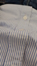 BLACKMONDAY【精梳棉】純棉牛津紡長(cháng)袖襯衫男全棉豎條紋男士抗皺商務(wù)休閑襯衣 曬單實(shí)拍圖