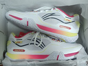 李寧（LI-NING）羽毛球鞋貼地飛行3lite透氣運動(dòng)鞋AYTV003 標準白/品紅色 42 曬單實(shí)拍圖