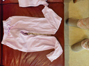 三槍兒童半高領(lǐng)防風(fēng)秋衣秋褲打底A類(lèi)內衣 男女童全棉襯衣襯褲薄款純棉 女童中領(lǐng)淺紫（100%棉） 150 身高137-146/體重66-89斤 曬單實(shí)拍圖