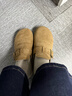 西遇勃肯鞋女2025新款秋季百搭黃色一腳蹬博肯女鞋平底包頭半拖鞋 淺卡其 預售2.4 37 曬單實(shí)拍圖