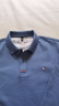 TOME BORNEK湯米tomm長(cháng)袖t恤男棉體恤中年商務(wù)純色男士翻領(lǐng)休閑polo衫男裝 湖藍 XL 52/建議140-155斤 曬單實(shí)拍圖