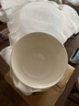 斯凱綈（Sky Top）面碗陶瓷骨瓷湯碗純白浮雕碗家用餐具6英寸璀璨4件套裝 曬單實(shí)拍圖