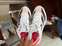 adidas 二代閃充跑鞋 ADIZERO SL2 M WIDE競訓體測跑鞋男阿迪達斯 灰白/黑色/亮紅   43 曬單實(shí)拍圖