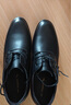 紅蜻蜓真皮男鞋秋冬舒適商務(wù)休閑皮鞋高級正裝德比鞋婚鞋WTA7376黑色41 曬單實(shí)拍圖