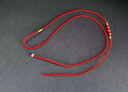 普陀山馬年本命年朱砂紅繩腰鏈可調節手工編織腰繩紅色禮物女秋冬 【師傅祝?！康弁跎皥A珠款-可調 曬單實(shí)拍圖