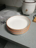 8英寸柳葉盤(pán)家用顏值陶瓷餐具菜盤(pán)飯盤(pán)湯盤(pán)深盤(pán)中式 4只8英寸柳葉盤(pán) 曬單實(shí)拍圖