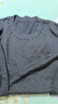 恒源祥高檔新款羊毛針織衫女士圓領(lǐng)精致刺繡長(cháng)袖上衣秋冬季優(yōu)雅氣質(zhì)毛衣 灰色 3XL 【建議 140-155斤】 曬單實(shí)拍圖