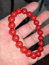 辰世高含量朱砂帝王砂手鏈轉運珠手串本命年佛珠飾品男女款 10mm珠徑 曬單實(shí)拍圖