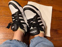 adidas ENTRAP美式校園風(fēng)運動(dòng)少年感復古籃球風(fēng)板鞋男女阿迪達斯 白色/黑色   42 曬單實(shí)拍圖