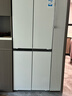 海爾冰箱出品417升十字對開(kāi)門(mén)四門(mén)超薄零嵌入70cm寬60cm深一級能效雙變頻家用冰箱leader435系列 【417L+594mm超薄嵌入+黑金凈化】 曬單實(shí)拍圖