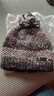 ActionfoxActionfox快樂(lè )狐貍加絨毛線(xiàn)帽帶毛球保暖時(shí)尚帽子女冬加厚針織帽 633-5590/夾花黑 曬單實(shí)拍圖