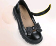 江博士皮鞋春季女童黑色公主禮儀鞋英倫風(fēng)兒童皮鞋2B16A1028AW黑色29碼 曬單實(shí)拍圖