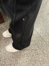 都市麗人闊腿褲女款2025年最新款秋冬加絨褲子窄版香蕉褲高腰直筒休閑褲女 曬單實(shí)拍圖