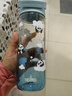 膳魔師（THERMOS）兒童水杯tritan直飲杯男女小學(xué)生開(kāi)學(xué)必備小熊貓塑料水壺600ml藍 曬單實(shí)拍圖