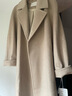 TEASEL 及適「INFINITY ALXA」14.5微米ROW風(fēng)單面呢帶里襯純山羊絨大衣女 燕麥灰 L （72小時(shí)內發(fā)貨） 曬單實(shí)拍圖
