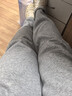 熱風(fēng)（Hotwind）休閑褲2025年冬季新款女士立體剪裁直筒闊腿顯瘦加絨衛褲長(cháng)褲子 52深灰（加絨衛褲）F28W25803 L (165/72A) 曬單實(shí)拍圖