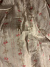 英氏（YEEHOO）孕婦月子服秋季新款10A抗菌雙層棉紗哺乳睡衣家居服套裝粉色XL 曬單實(shí)拍圖