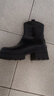 熱風(fēng)（Hotwind）厚底時(shí)裝靴女2025年冬季新款小個(gè)子增高瘦瘦靴復古短靴子女鞋 曬單實(shí)拍圖