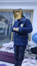 雅鹿保暖睡衣男款三層夾棉加絨加厚中老年新款男士珊瑚絨家居服套裝冬 NSCJF-J006藏青夾棉 XL 【建議體重135-155斤】 曬單實(shí)拍圖