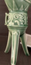 盛燭仿古陶瓷酒杯帝王三足爵杯喝酒杯喝水杯創(chuàng  )意個(gè)性白酒杯老式古風(fēng)青 青爵60ml 曬單實(shí)拍圖