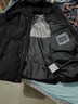 羅蒙（ROMON）鵝絨羽絨服男士2025新款冬季極寒加厚保暖外套商務(wù)休閑短款羽絨服 黑色【抗寒零下30攝氏度】 M 115-135斤 曬單實(shí)拍圖