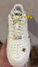 耐克 女空軍一號 AF1 運動(dòng)板鞋馬年限定脫韁系列 IQ1143-100白36 曬單實(shí)拍圖