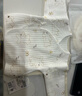 童泰（TONGTAI）嬰兒半背衣秋冬純棉保暖新生兒衣服寶寶和尚服滿(mǎn)月服黃色52cm 曬單實(shí)拍圖