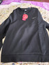 鴻星爾克衛衣男秋冬季新款加絨保暖休閑跑步運動(dòng)服上衣套頭衫長(cháng)袖衛衣男裝 【1067】正黑-加絨款 XL 曬單實(shí)拍圖
