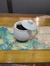 兮元記羊脂玉瓷茶杯陶瓷茶水分離帶蓋過(guò)濾喝茶泡茶杯辦公室水杯馬克杯子 羊脂玉瓷圓肚辦公杯 325ml 曬單實(shí)拍圖