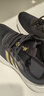 品牌正品專(zhuān)柜男鞋三條杠網(wǎng)面透氣減震跑步鞋高品質(zhì)碳板底休閑鞋 AD8906黑金 38 曬單實(shí)拍圖